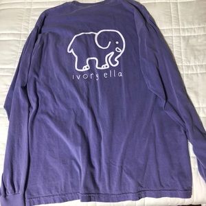 Purple Ivory Ella Long Sleeve Shirt